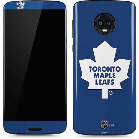 NHL Toronto Maple Leafs Solid Background Moto G6 Skin