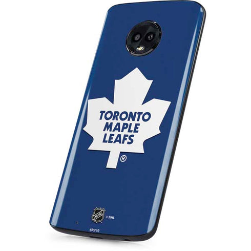 NHL Toronto Maple Leafs Solid Background Moto G6 Skin