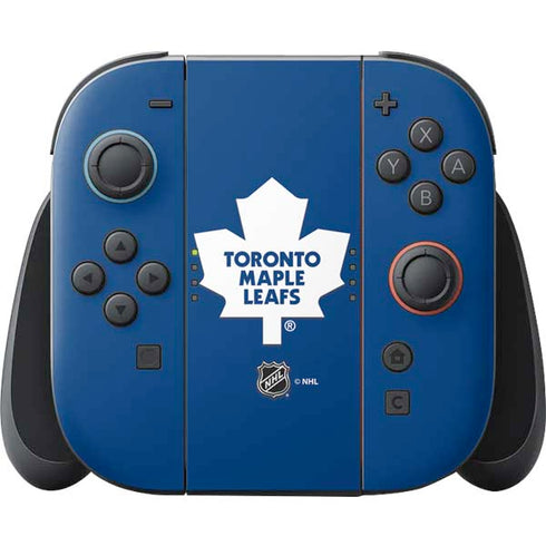 NHL Toronto Maple Leafs Solid Background Nintendo Skins
