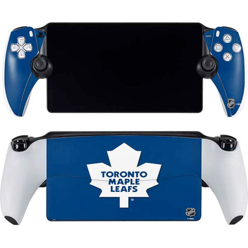 NHL Toronto Maple Leafs Solid Background PlayStation Portal Remote Player Skin