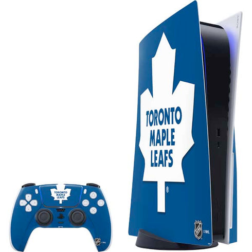 NHL Toronto Maple Leafs Solid Background PlayStation PS5 Skins