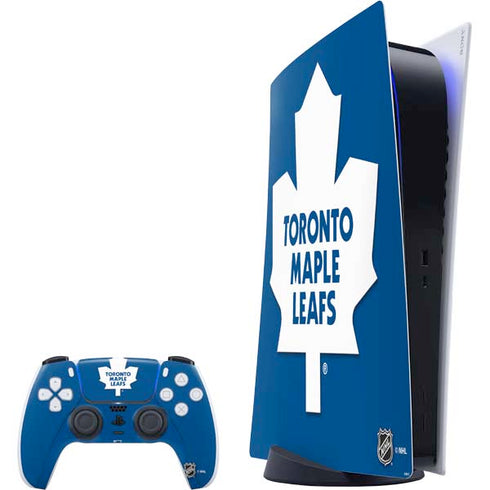 NHL Toronto Maple Leafs Solid Background PlayStation PS5 Skins