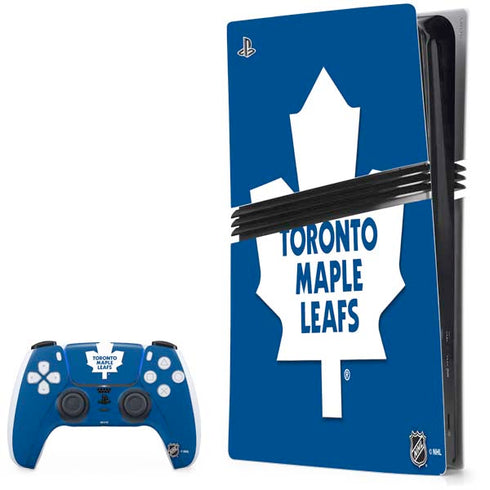 NHL Toronto Maple Leafs Solid Background PlayStation PS5 Skins