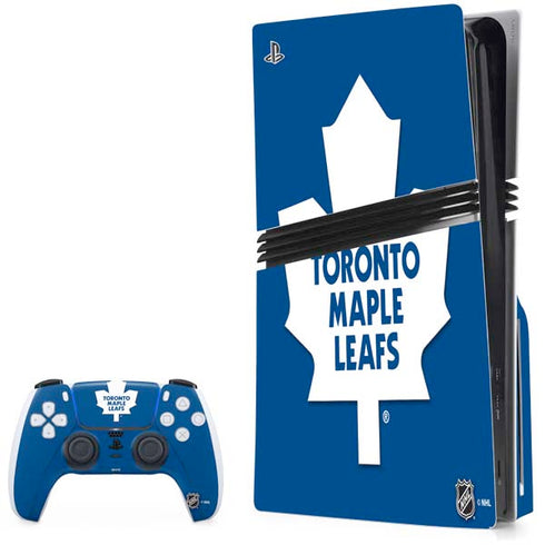 NHL Toronto Maple Leafs Solid Background PlayStation PS5 Skins