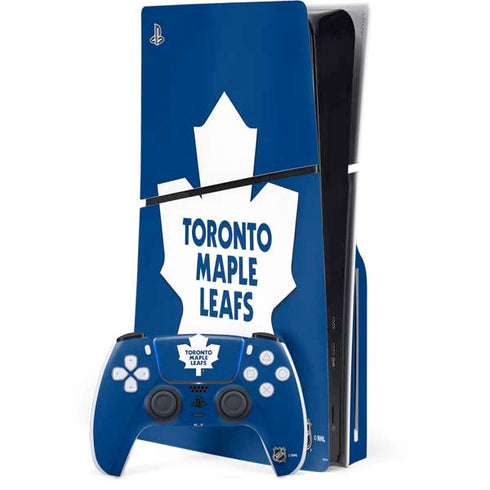 NHL Toronto Maple Leafs Solid Background PlayStation PS5 Skins