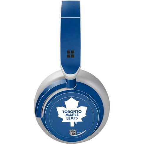 NHL Toronto Maple Leafs Solid Background Surface Headphones Skin