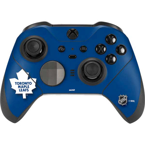 NHL Toronto Maple Leafs Solid Background Xbox Elite Wireless Controller Series 2 Skin