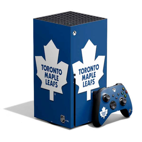 NHL Toronto Maple Leafs Solid Background Xbox Series X Bundle Skin