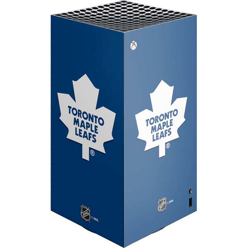NHL Toronto Maple Leafs Solid Background XBox Series X Digital Edition Console Skin