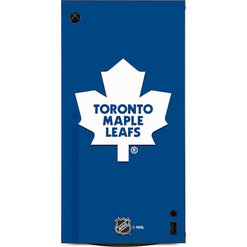 NHL Toronto Maple Leafs Solid Background XBox Series X Digital Edition Console Skin