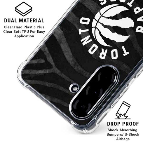 NBA Toronto Raptors Animal Print Galaxy A36 5G Clear Case