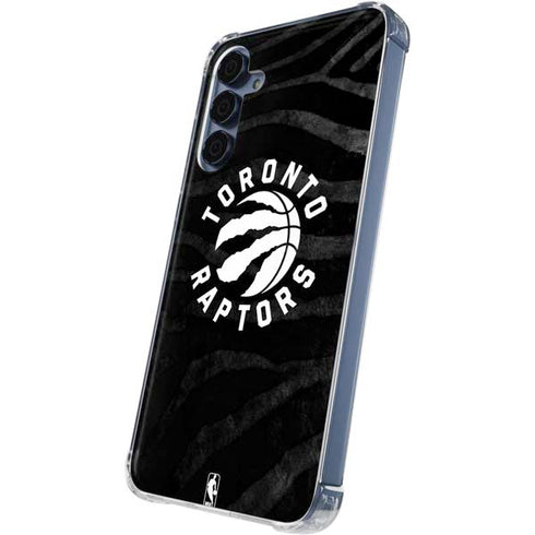 NBA Toronto Raptors Animal Print Galaxy A55 5G Clear Case