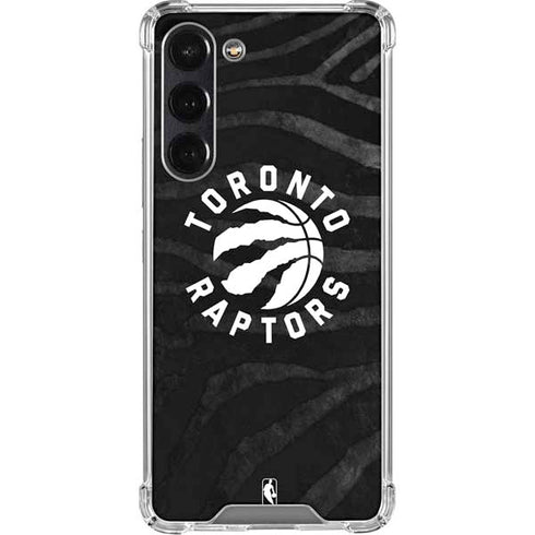 NBA Toronto Raptors Animal Print Galaxy S24 FE Clear Case