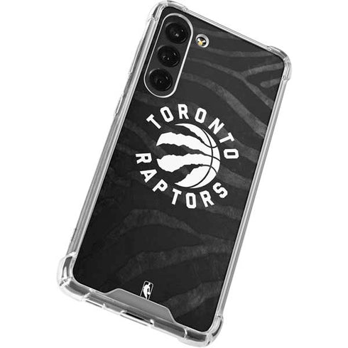 NBA Toronto Raptors Animal Print Galaxy S24 FE Clear Case