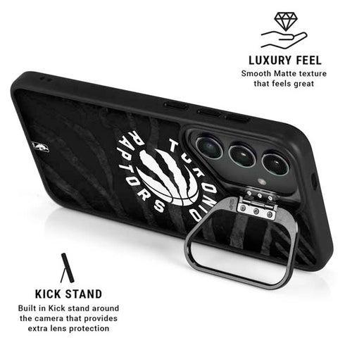 NBA Toronto Raptors Animal Print Galaxy S25 Ultra Kickstand Case