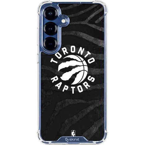 NBA Toronto Raptors Animal Print Galaxy S25 Clear Case