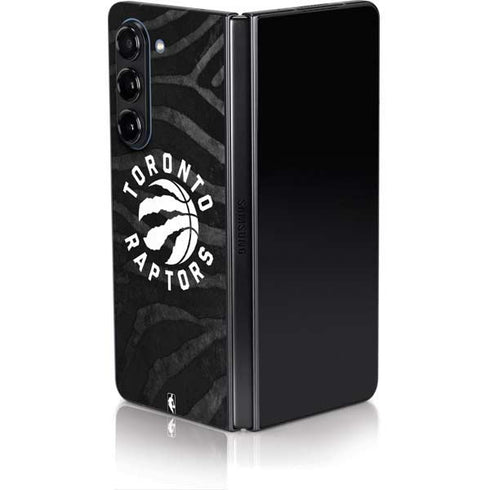 NBA Toronto Raptors Animal Print Galaxy Z Fold5 5G Skin