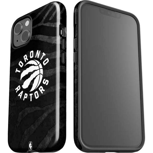 NBA Toronto Raptors Animal Print iPhone 15 Impact Case