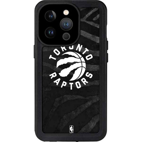 NBA Toronto Raptors Animal Print iPhone 15 Pro Waterproof Case