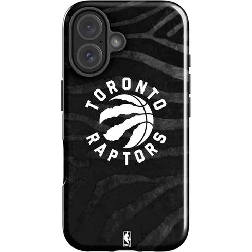 NBA Toronto Raptors Animal Print iPhone 16 Impact Case