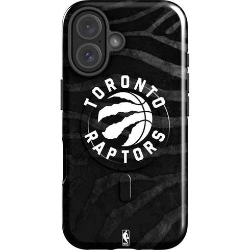 NBA Toronto Raptors Animal Print iPhone 16 Magsafe Impact Case