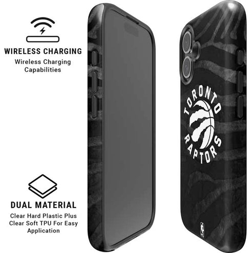 NBA Toronto Raptors Animal Print iPhone 16 Magsafe Impact Case