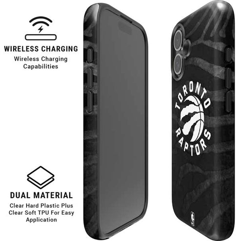 NBA Toronto Raptors Animal Print iPhone 16 Plus Magsafe Impact Case