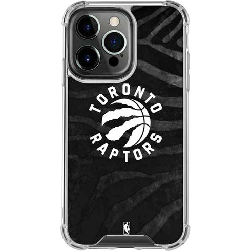 NBA Toronto Raptors Animal Print iPhone 16 Pro Max Clear Case