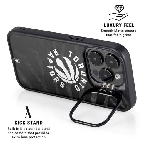 NBA Toronto Raptors Animal Print iPhone 16 Pro Max Kickstand Case