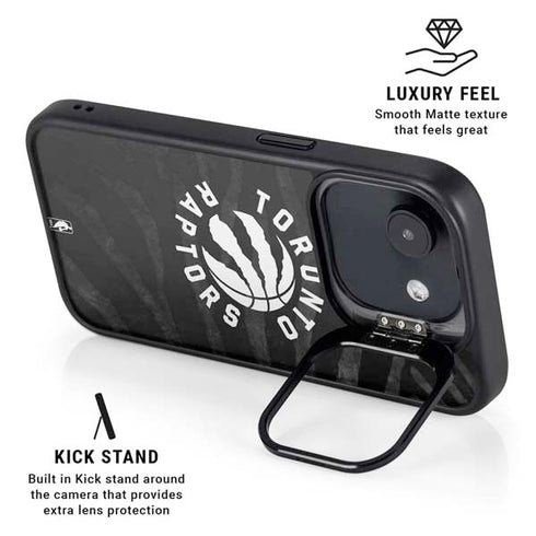 NBA Toronto Raptors Animal Print iPhone 16e Kickstand Case