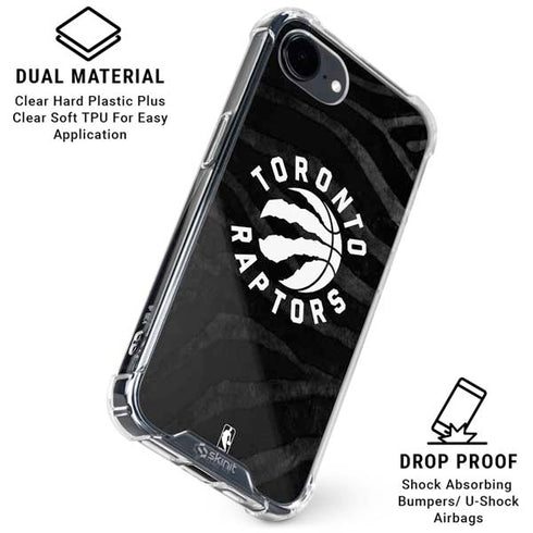 NBA Toronto Raptors Animal Print iPhone 16e Clear Case