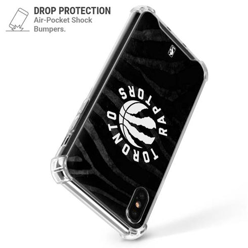 NBA Toronto Raptors Animal Print iPhone X/XS Clear Case