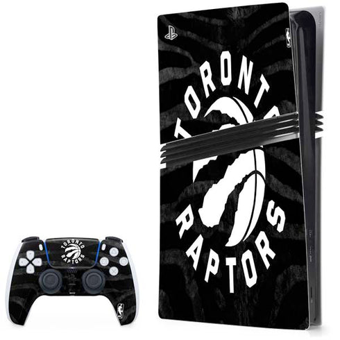 NBA Toronto Raptors Animal Print PS5 Pro Bundle Skin