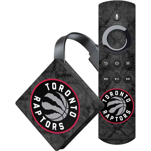 NBA Toronto Raptors Black Rust Amazon Fire TV Skin