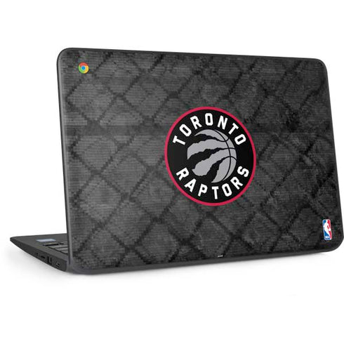 NBA Toronto Raptors Black Rust HP Chromebook Skin