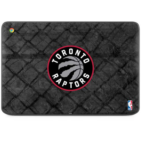 NBA Toronto Raptors Black Rust HP Chromebook Skin