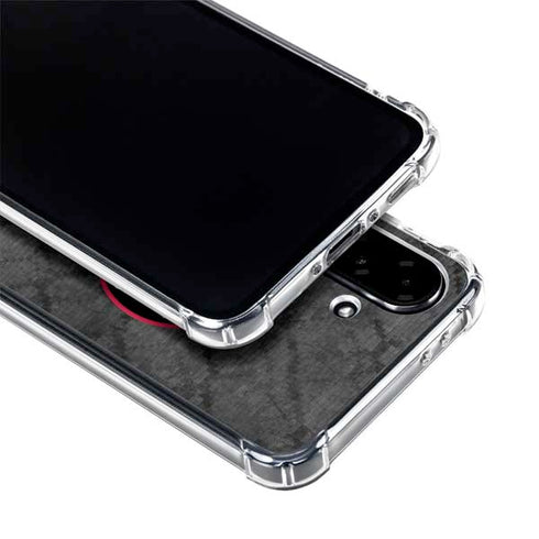 NBA Toronto Raptors Black Rust Galaxy A36 5G Clear Case