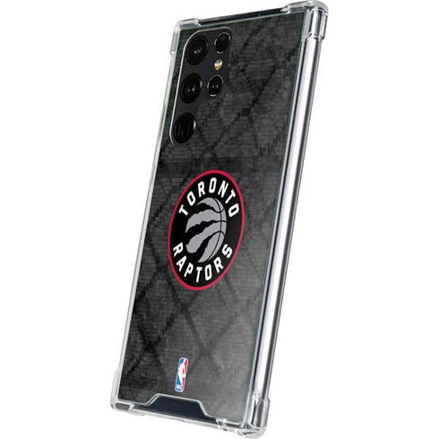 NBA Toronto Raptors Black Rust Galaxy S23 Ultra Clear Case