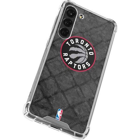 NBA Toronto Raptors Black Rust Galaxy S24 FE Clear Case