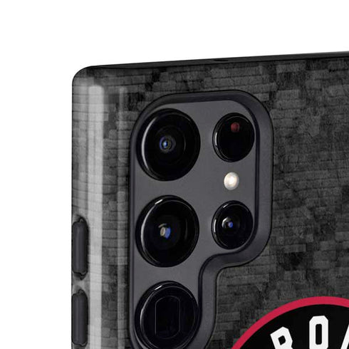 NBA Toronto Raptors Black Rust Galaxy S25 Ultra Impact Case