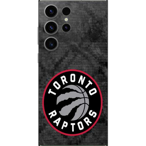 NBA Toronto Raptors Black Rust Galaxy S25 Ultra Skin