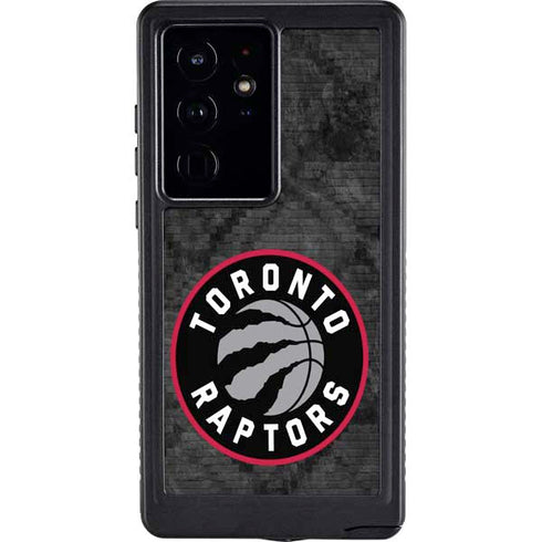NBA Toronto Raptors Black Rust Galaxy S24 Ultra Waterproof Case