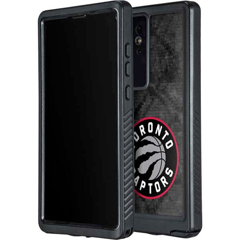 NBA Toronto Raptors Black Rust Galaxy S24 Ultra Waterproof Case