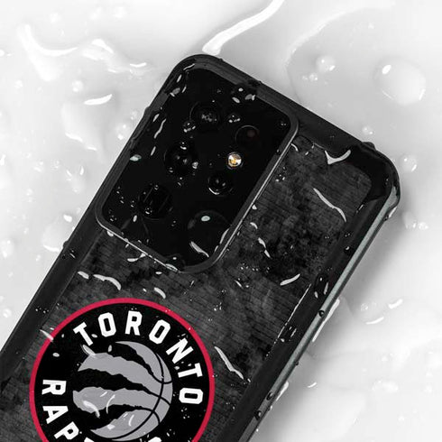 NBA Toronto Raptors Black Rust Galaxy S24 Ultra Waterproof Case