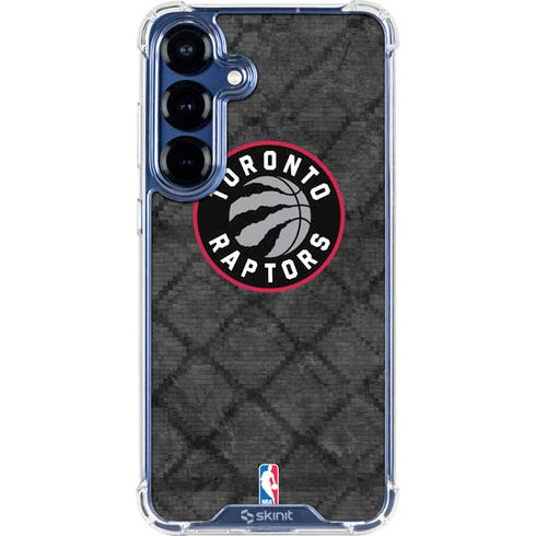 NBA Toronto Raptors Black Rust Galaxy S25 Clear Case