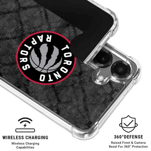 NBA Toronto Raptors Black Rust Galaxy S26 Clear Case