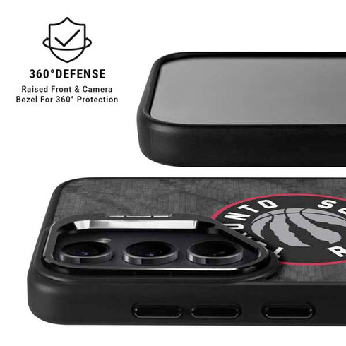 NBA Toronto Raptors Black Rust Galaxy S26 Kickstand Case