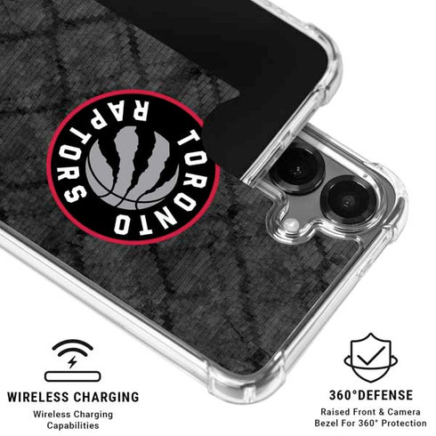 NBA Toronto Raptors Black Rust Galaxy S26 Plus Clear Case