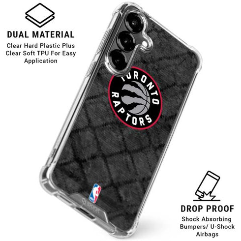 NBA Toronto Raptors Black Rust Galaxy S26 Plus Clear Case