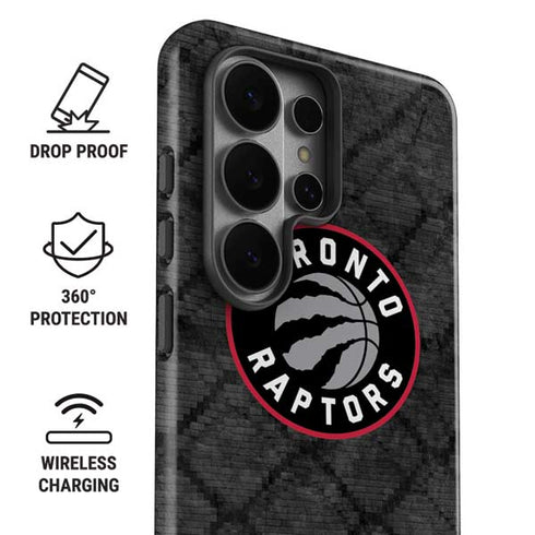 NBA Toronto Raptors Black Rust Galaxy S26 Ultra Impact Case